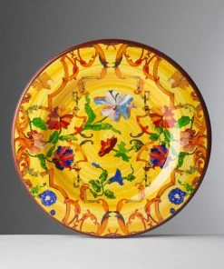 Host/Hostess Pancale Yellow Melamine (Available In 3 Sizes) By Mario Luca Giusti