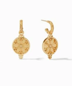 Julie Vos Meridian Hoop & Charm Earring