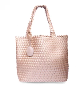 Reversible Tote Bag - Crystal/Metallic Rose By Ilse Jacobsen Gifts By Occasion