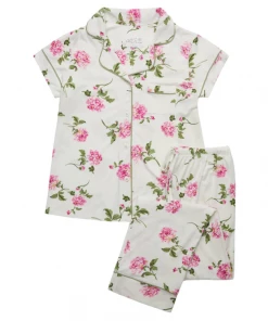 The Cat's Pajamas Millie Pima Knit Capri Pajama