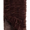 Fabulous Furs Throw Faux Mink Mocha