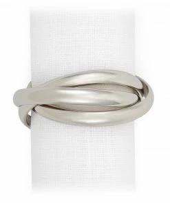 Gifts By Occasion Three Ring Napkin Jewels By L'Objet (Set Of 4) - Available In 2 Colors