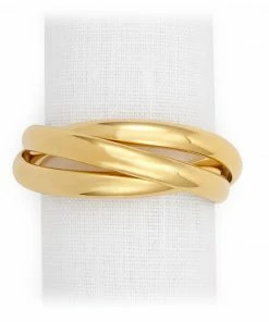 Gifts By Occasion Three Ring Napkin Jewels By L'Objet (Set Of 4) - Available In 2 Colors