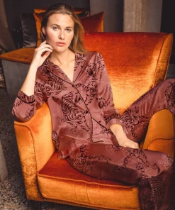 Averie Sleep Nuru Two-Piece Long Pajama Set (Available In 3 Sizes) Gifts By Recipient