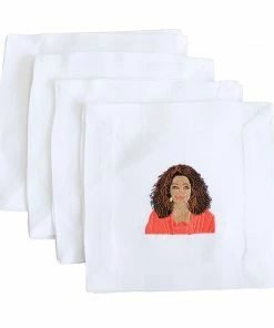 Lettermade Oprah Linen Cocktail Napkins Gifts By Occasion