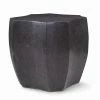 Century Furniture LAMP TABLE BLACK CAST STONE Side Tables