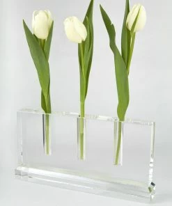 Tizo Design Crystal 3- Hole Bud Vase