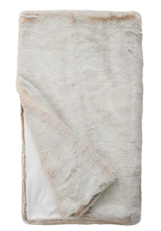 Fabulous Furs Throw Faux Mink Pearl 1 Fabulous Furs Throw Faux Mink Pearl