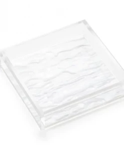 JR William Napkin Tray Acrylic Luncheon With Pearl Bottom Gifts By Occasion