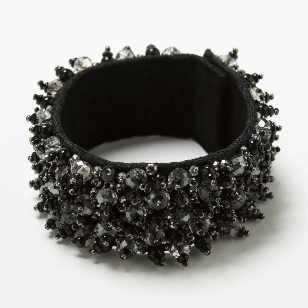 Lori Weitzner Penelope Bracelet In Charcoal 1 Lori Weitzner Penelope Bracelet In Charcoal