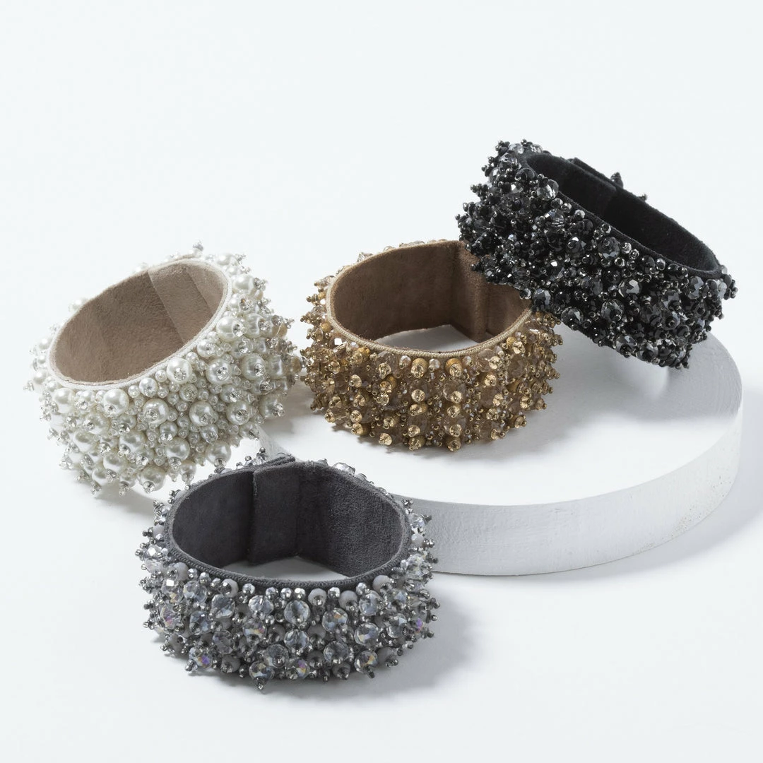 Lori Weitzner Penelope Bracelet In Charcoal 2 Lori Weitzner Penelope Bracelet In Charcoal