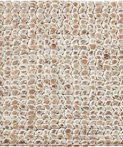 Saro Trading Gifts By Occasion Placemat Woven Hyacinth White