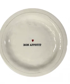 Honestly Goods Gifts By Occasion ROUND PORCELAIN DISH "Bon Appetit"