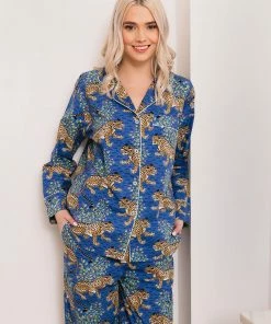 Print Fresh Bagheera Long Sleep Set - Sapphire Gifts By Recipient