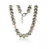 Mabel Chong Pyrite Slice Necklace