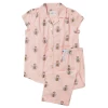 The Cat's Pajamas Queen Bee Luxe Pima Capri Pajama