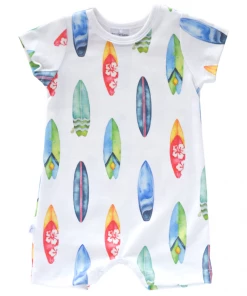 Jennifer Anne Style Surf Boards Organic Romper Gifts By Occasion
