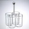 Huang Acrylic Acrylic Round Utensil Caddy
