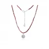 Mabel Chong Ruby Ombre Necklace In Silver Gifts By Recipient