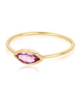 Mabel Chong Sapphire Marquise Ring