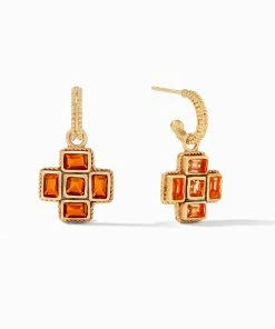 Julie Vos Savoy Hoop & Charm Earring Gifts By Recipient
