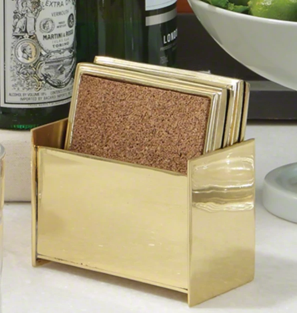 Global Views Brass Square Coasters Gifts By Occasion 2 Global Views Brass Square Coasters Gifts By Occasion