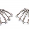 Vintage La Rose Pave Diamond Cage Earrings Gifts By Recipient