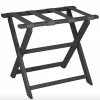 Gate House Furniture Luggage Rack- Black Frame With Zebra Straps Gifts By Occasion