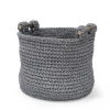 Palecek Blue Woven Basket