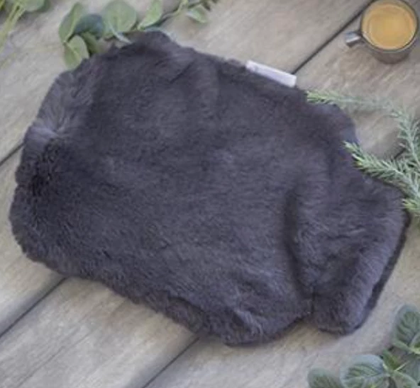 Evelyn Prelonge Smokey Grey Faux Fur WATER BOTTLE COVER Gifts By Occasion 1 Evelyn Prelonge Smokey Grey Faux Fur WATER BOTTLE COVER Gifts By Occasion