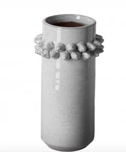 Mercana Gifts By Occasion Grey Ceramic Spiked Vase (Available In 2 Sizes)