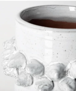 Mercana Gifts By Occasion Grey Ceramic Spiked Vase (Available In 2 Sizes)