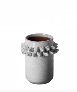 Mercana Gifts By Occasion Grey Ceramic Spiked Vase (Available In 2 Sizes)
