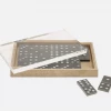 Pigeon & Poodle Domino Set (Silver Shagreen) Gifts By Occasion