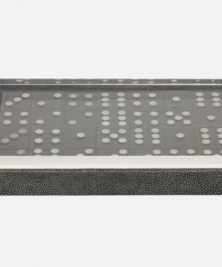 Pigeon & Poodle Domino Set Grey Shagreen Gifts By Occasion