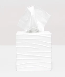 Pigeon & Poodle Bath Collection Lacquered Wave (White)