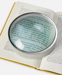 Pigeon & Poodle Father's Day Magnifing Glass Grey Leather (Large)