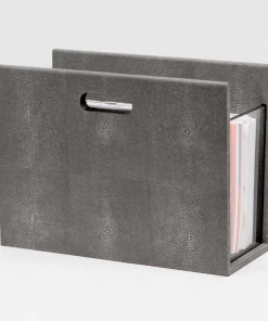 Pigeon & Poodle Magazine Holder (Shagreen Grey) Father's Day