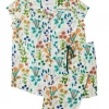 The Cat's Pajamas Gifts By Recipient Botanical Luxe Capri Pajama Set