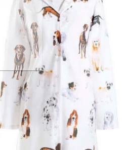 Pine Cone Hill Gifts By Recipient Woof Cotton Night Shirt