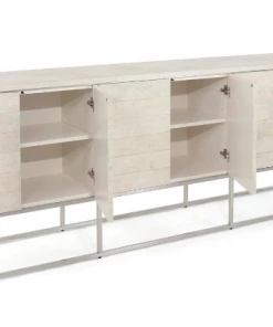 John Richard Side Tables SIDEBOARD 6 DOOR TIZA GESSO
