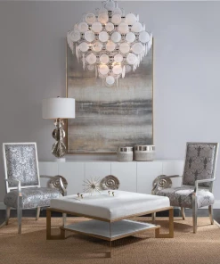 John Richard DECORATIVE STARBURST QUARTZ AND BRASS