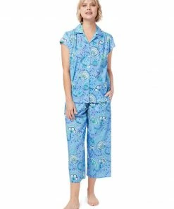 The Cat's Pajamas Stella Luxe Pima Capri Pajama Gifts By Recipient