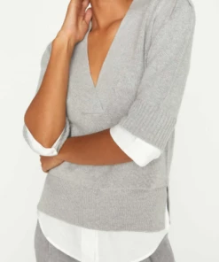 Gifts By Recipient Brochu Walker Sweater Women's Lucie Layered Vee Looker
