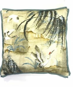 Signature Pillows Anthem Cranes With Trees Pillow
