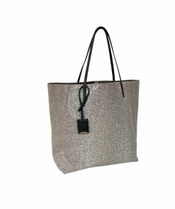 Linde Gallery Shagreen Suede Medium Tote Bag (Taupe)