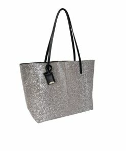 Linde Gallery Shagreen Suede Small Tote Bag (Taupe)