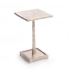 John Richard Side Tables MARTINI TABLE TEXTURED NICKEL