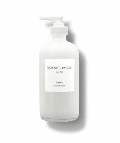 VOYAGE ET CIE VITAMIN E + ELDER FLOWER HYDRATING LOTION (Clear Glass)