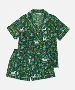 Print Fresh Unicorn's Garden Short Sleep Set Gifts By Recipient